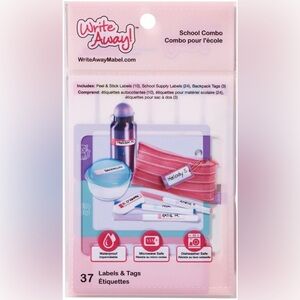 Madison Pink and White Label Set